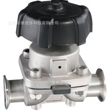 无滞留三通U型隔膜阀的图片