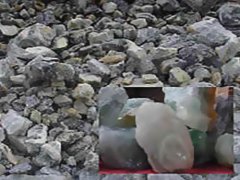 萤石原矿的图片