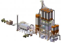 塔式干混砂浆设备的图片