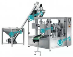 自动给袋式粉料包装机的图片