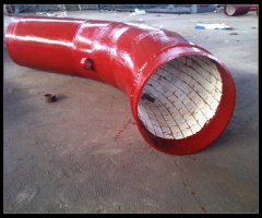 内衬陶瓷弯头的图片