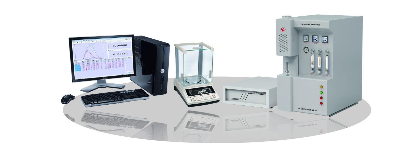 万联达信科CS-300型高频红外碳硫分析仪的图片