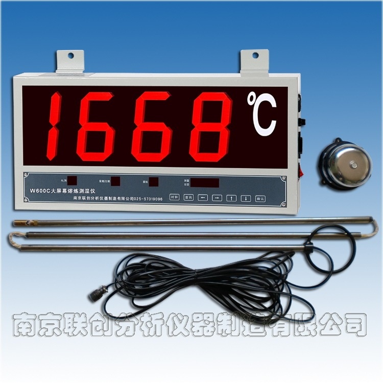 大屏幕熔炼测温仪W600C联创的图片