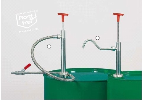 Burkle不锈钢油桶泵的图片