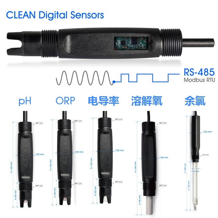 电导率数字电极RS-485输出的图片