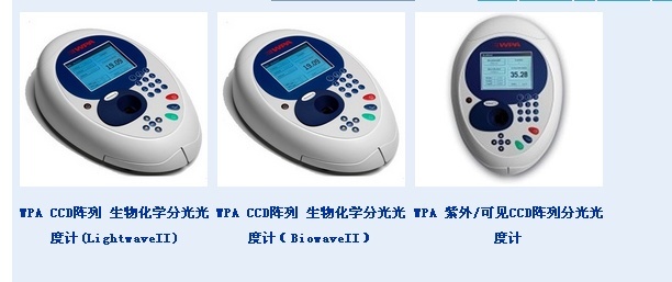 WPA CCD阵列生物化学分光光度计(LightwaveII)的图片