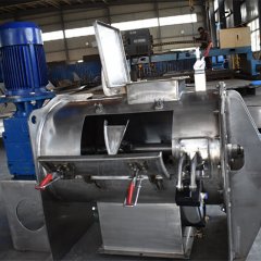 结实耐用的豆米卧式混合机 米粉双轴桨叶无重力混合机的图片