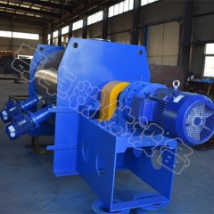 羟基纤维素加工犁刀混合机，卧式犁刀混合机的图片