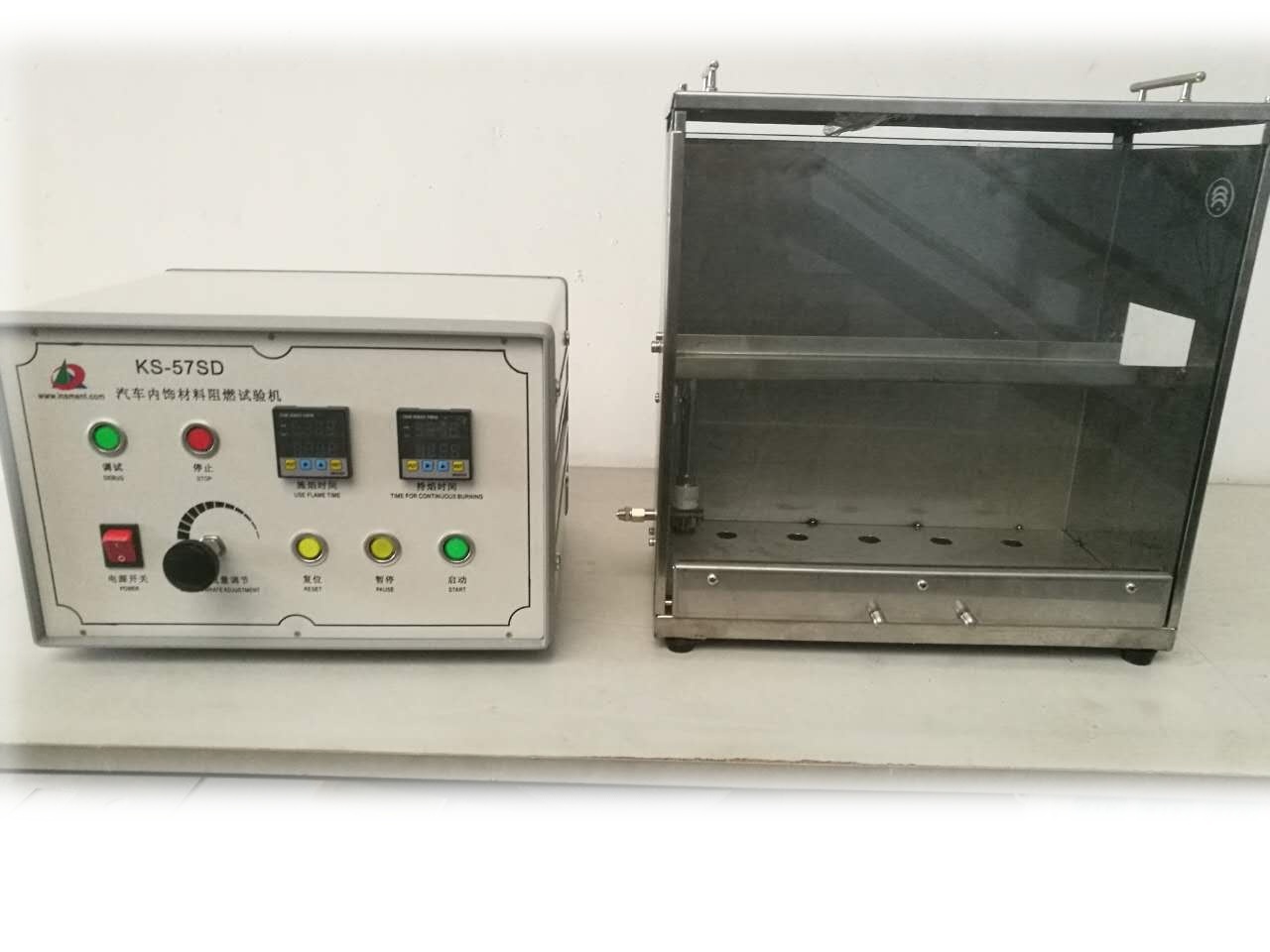 汽车内饰材料燃烧试验机KS-57SD的图片