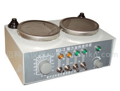 双头磁力加热搅拌器的图片