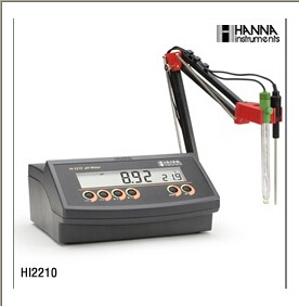 意大利哈纳酸度计PH计HI2210(哈纳HANNA)实验室pH/温度测定仪的图片