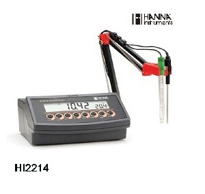 意大利纳酸度计PH计HI2214(哈纳HANNA)实验室记录型pH/ORP/℃测量仪的图片