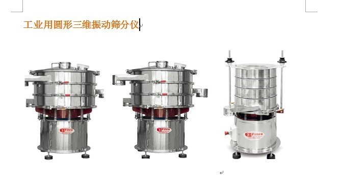 西班牙Filtra圆形三维振动筛的图片