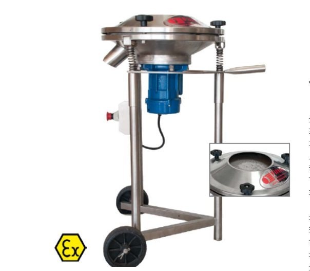 西班牙Filtra工业用移动圆形振动筛的图片