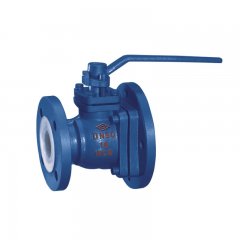 FQ41衬氟放料球阀的图片