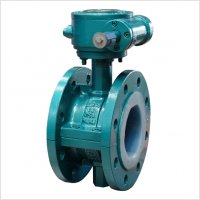 D341F46衬氟法兰式蝶阀的图片