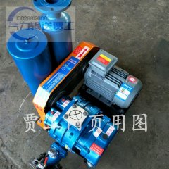 大功率三叶罗茨风机 填料密封负压吸 熔喷曝气吹送 高压水冷型的图片