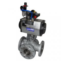 气动三通球阀GY002的图片