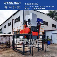 废旧塑料pet水瓶 塑料管材粉碎机的图片