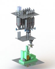 密炼机上辅机系统（楼层式）的图片