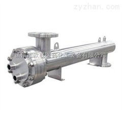 双管板换热器的图片