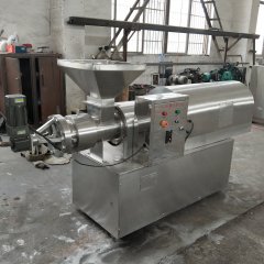 饲料化工原料湿法造粒设备不锈钢固体粉料单螺杆挤压颗粒制粒机的图片