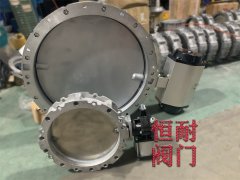 大口径非标气动蝶阀的图片