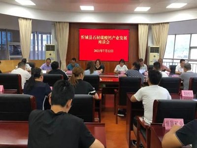 2021年忻城县碳酸钙产业 抓“好牌”出“王炸”