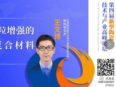 【论坛报告】北京航空航天大学宁波创新研究院王文博《SiC颗粒增强的铝基复合材料》