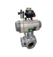 气动三通球阀的图片