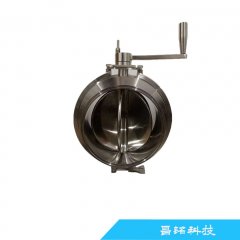 卫生级多瓣卡箍蝶阀的图片