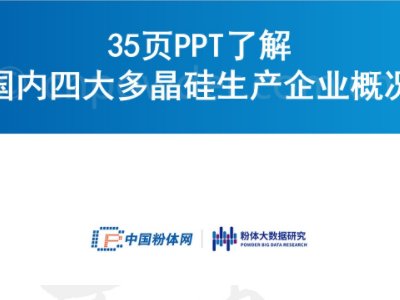 35页PPT了解国内四大多晶硅生产企业概况