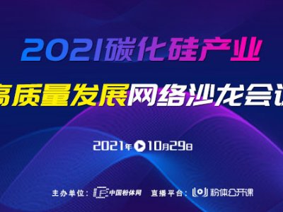 2021碳化硅产业高质量发展网络沙龙会议成功举办
