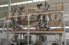 粉体自动计量输送系统 自动称重配料PVC集中供料输送系统混配的图片