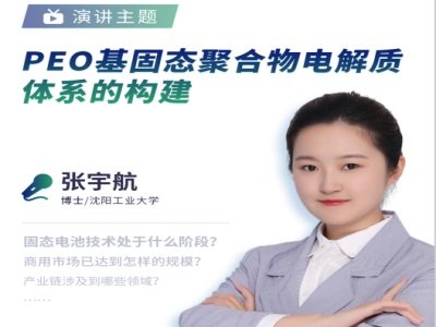 沈阳工业大张宇航：PEO基固态聚合物电解质体系的构建