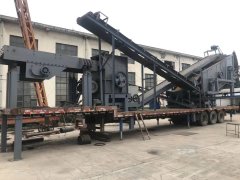 圆锥轮胎式破碎站的图片