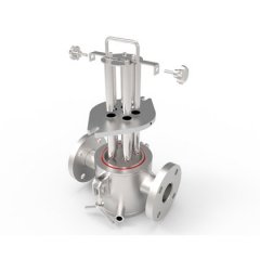 易清理流体管道式除铁器的图片