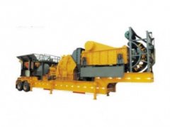 轮胎式移动破碎站的图片