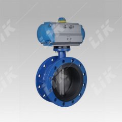 进口气动法兰蝶阀的图片