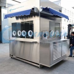 病毒(核酸)采样手套箱工作站的图片