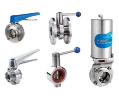 卫生蝶阀的图片