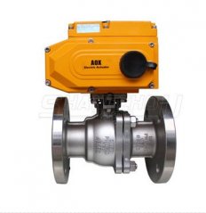 Q641F法兰气动球阀的图片