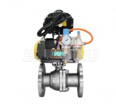 Q641F-16P不锈钢气动球阀的图片