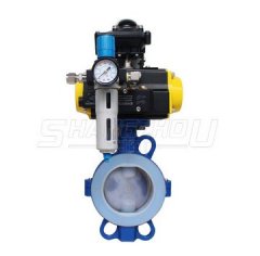 D671F衬氟气动蝶阀的图片