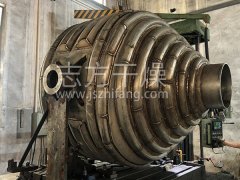 新颖节能环保的双锥回转干燥机盘管加热装置的图片