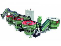 全自动振动研磨生产线的图片