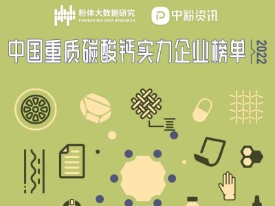 2022中国重质碳酸钙实力企业榜单