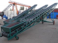 移动升降式皮带输送机的图片