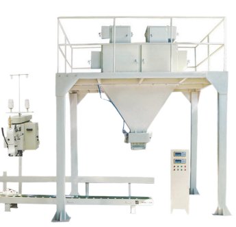 颗粒物料包装双斗秤的图片