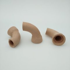 铸造用耐火材料铸陶管弯管弯头的图片